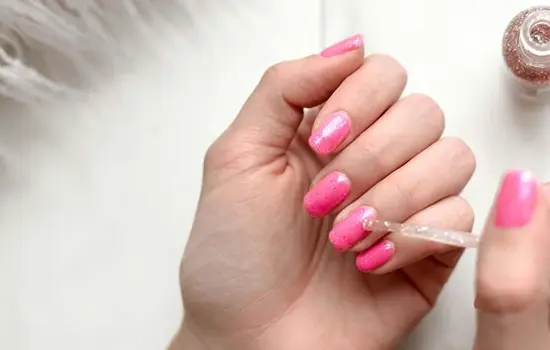 Gel manicure and pedicures